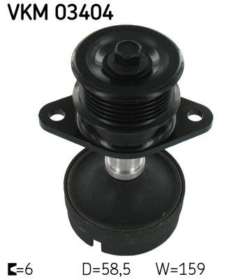 Dispositivo ruota libera alternatore - VKM 03404 SKF